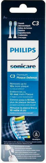 Philips Sonicare C3 Premium Plaque Defence Electric Toothbrush Replacement Heads for HX9042/17 2pcs