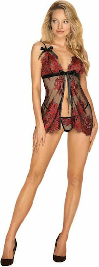 Obsessive Redessia Babydoll & Thong Multicolour