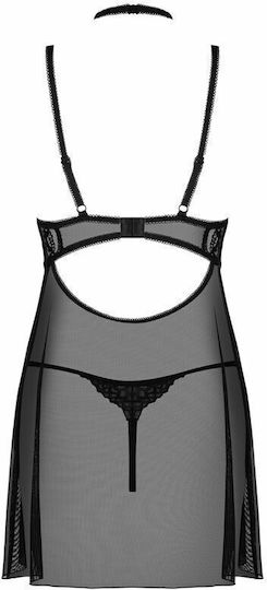 Obsessive Elizenes Σετ Sexy Babydoll Black