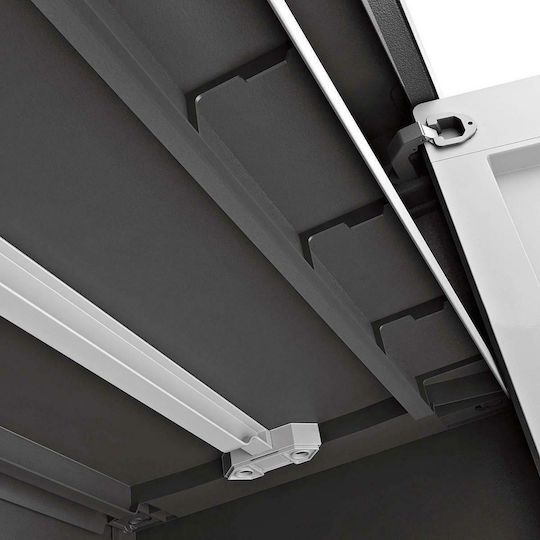 Dulap Dublu-Foi Titan High din Polipropilenă cu 4 Rafturi cu Rafturi 80x44x182 cm