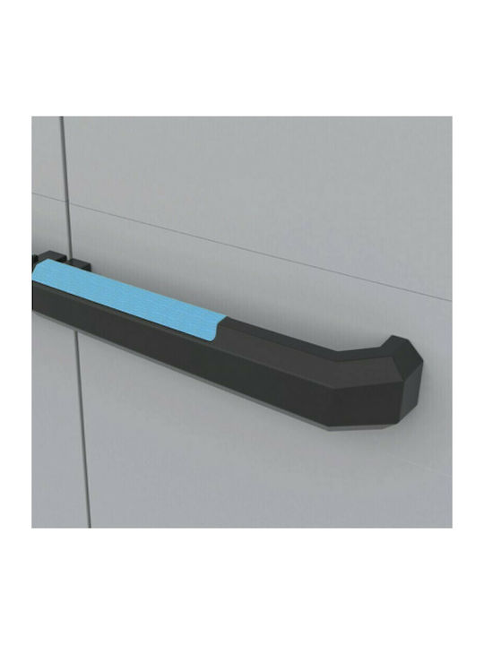 Double Door Wardrobe Linear Low Plastic with 1 Shelf 68x39x90cm