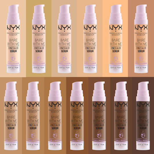NYX Professional Makeup Bare With Me Liquid Concealer 09 Deep Golden 9.6ml