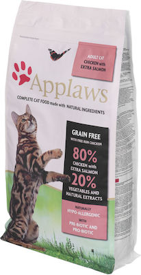 Applaws Adult Cat Grain Free Dry Food for Adult Cats with Chicken / Salmon 2kg