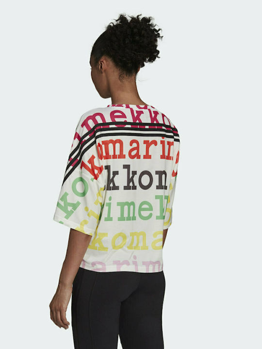 Adidas x Marimekko Γυναικείο Αθλητικό T-shirt Πολύχρωμο