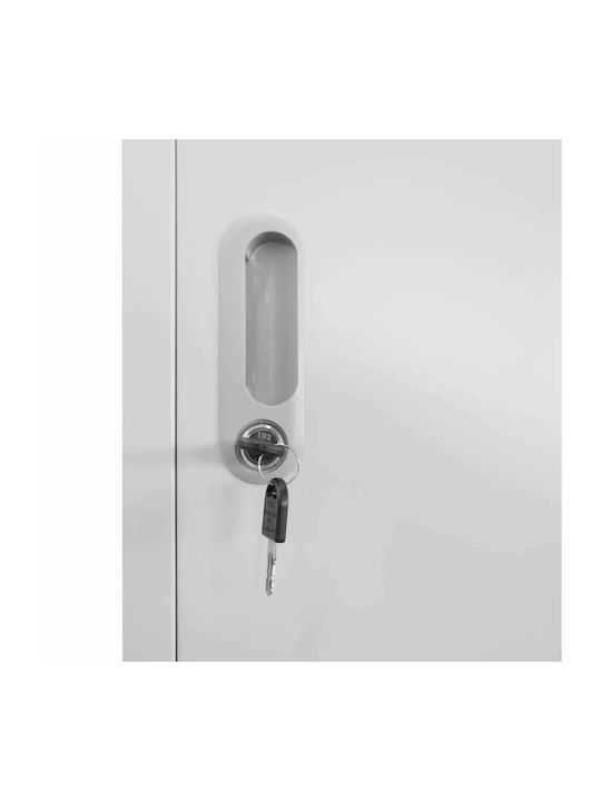 Шкаф Метал с 12 шкафчета 90x45x180бр