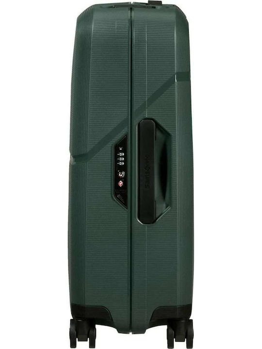 Samsonite Magnum Cabin Hard Green Suitcase With 4 Wheels Height 55cm
