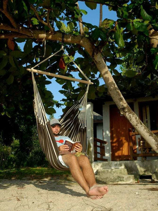 Amazonas Brasil Hängesessel Einzeln Stoff Mocca 160x130cm