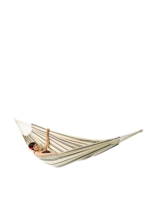 Amazonas Barbados Αιώρα Διπλή Υφασμάτινη Cappuccino 230x150εκ.