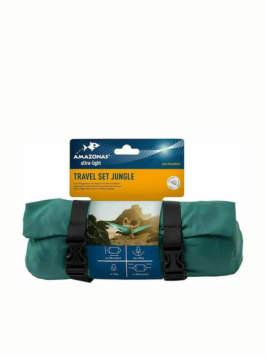 Amazonas Travel Set Αιώρα Αλεξίπτωτο Υφασμάτινη Jungle 275x140εκ.