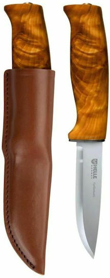Helle Fjellkniven Knife Brown in Leather Sheath