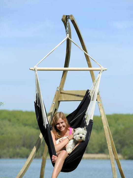 Amazonas Brasil Single Hammock Black 160x160cm