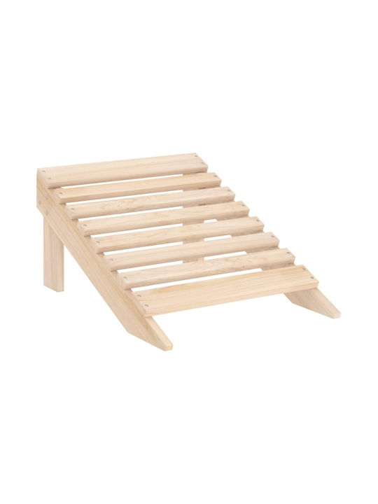 Liegestuhl Doppelter Hölzernes Adirondack Braun 119.5x147.5x89.5cm.