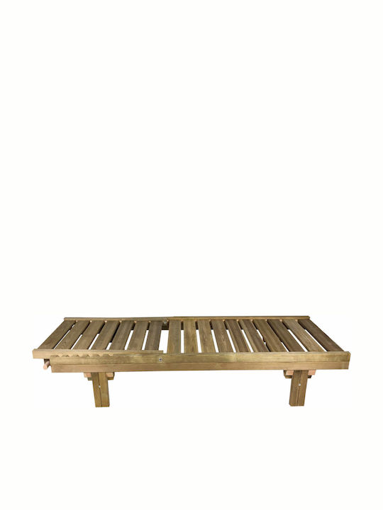 Șezlong Lemn Lux Maro 200x80x32cm