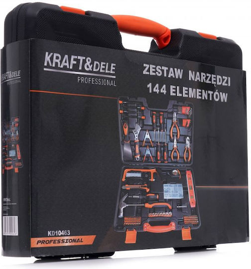 Kraft & Dele Valiza cu 144 Unelte