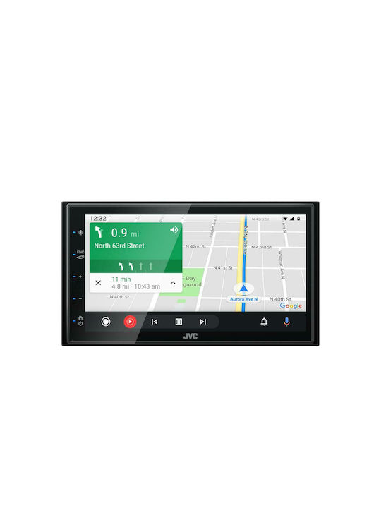 JVC Sistem Audio Auto 2DIN (Bluetooth/USB/WiFi/GPS/Apple-Carplay/Android-Auto/Partitură) cu Ecran Tactil 6.8"