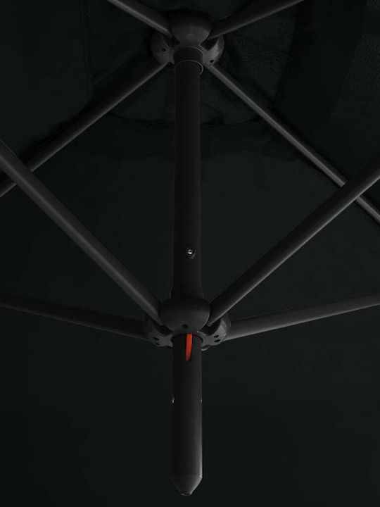 Τετράγωνη Μεταλλική Μαύρο 6x3m