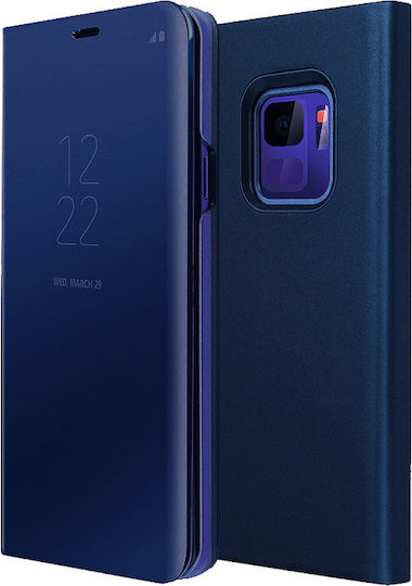 VIEW Book Plastic Albastru (Galaxy A6+ 2018)