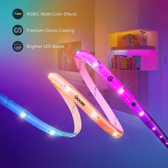 Govee Smart LED Strip Wi-Fi 24V RGBW Light 5m with Power Supply