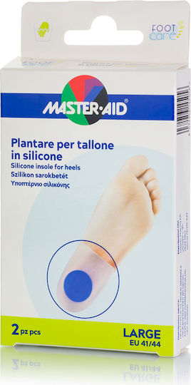 Master Aid Anatomic Insoles Silicone Heel Insoles for Heels 2 Pieces