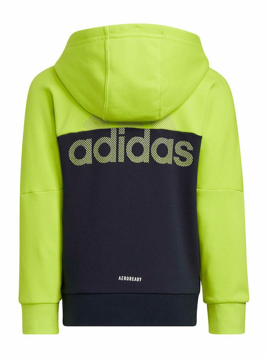 adidas Παιδική Ζακέτα Φούτερ Μπλε