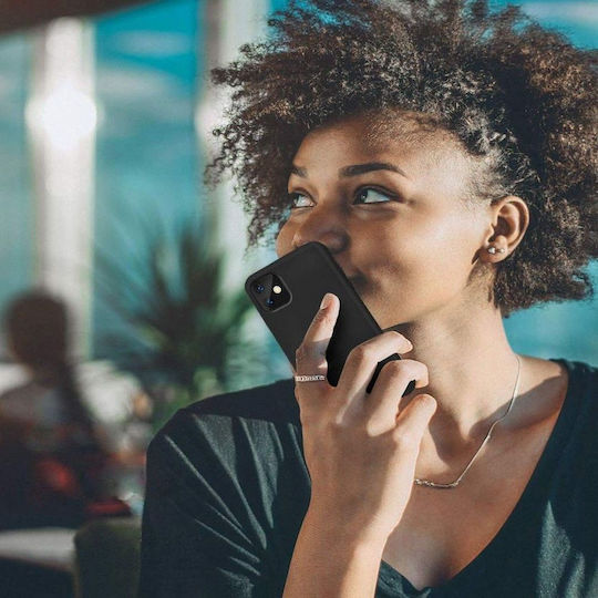 Tech-Protect Icon Soft Touch Back Cover Σιλικόνης Μαύρο (Galaxy A22 5G)