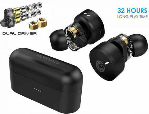 Sonic Gear TWS 7 Hyperbass In ear Bluetooth хендсфри Слушалки с Кутийка за Зареждане Черен