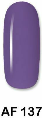 Aloha Fashion Semi-Permanent Nail Polish Soft Purple AF 137 15ml 1pcs