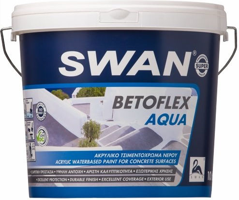 Swan Concrete Paint Acrilyc Betoflex Aqua Grey 3lt
