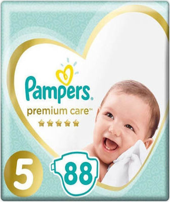 Pampers Scutece cu bandă adezivă Premium Care Premium Care Nr. 5 pentru 11-18 kgkg 88buc