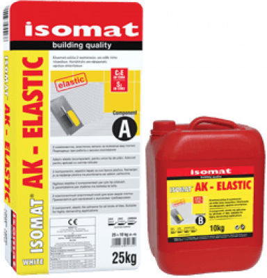 Isomat AK-Elastic Κόλλα Πλακιδίων Λευκή 35kg