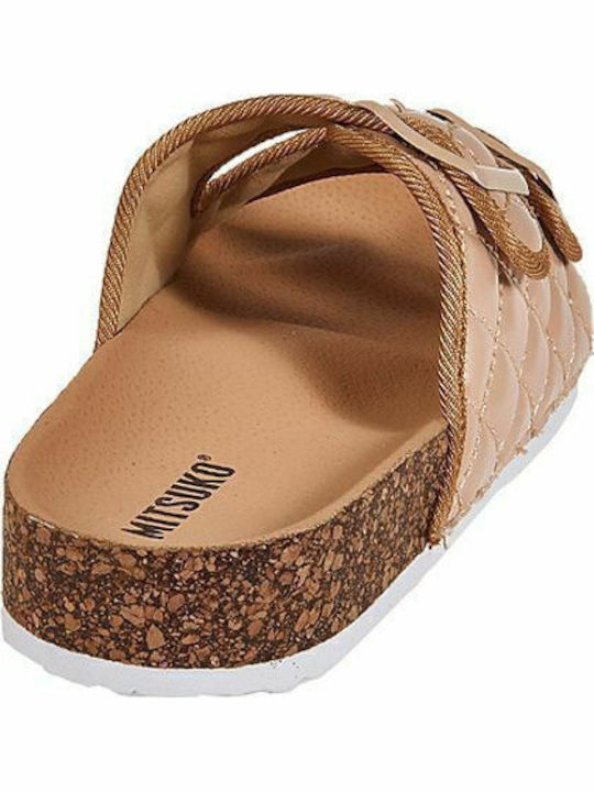 Γυναικεία Σανδάλια Flatforms Μπεζ
