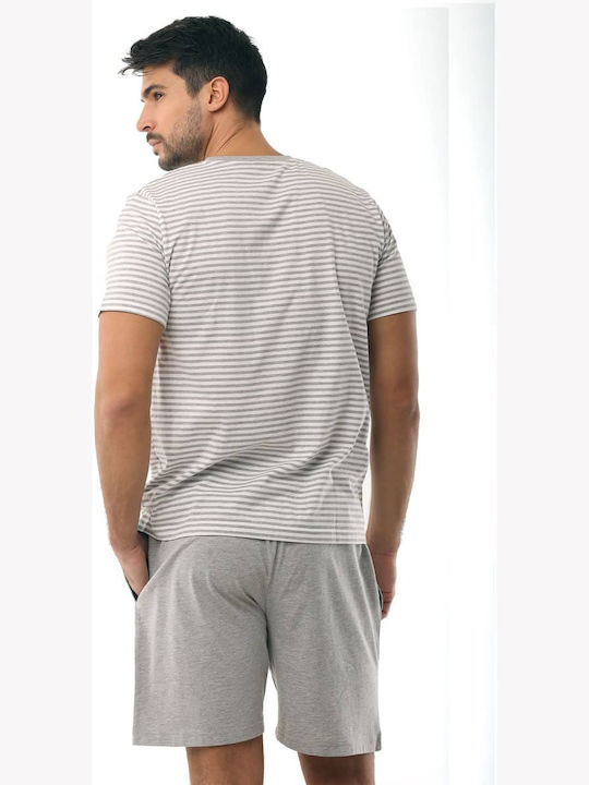 Bonatti Lester Men's Summer Cotton Pajamas Set Gray