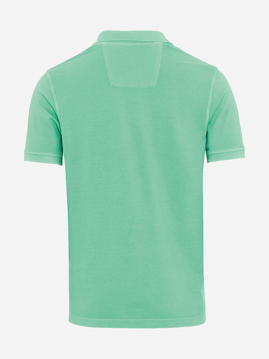 Camel Active Men's Short Sleeve Blouse Polo Mint Green