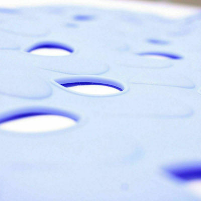 Dimitracas Drops Shower Mat with Suction Cups Blue 54x54cm
