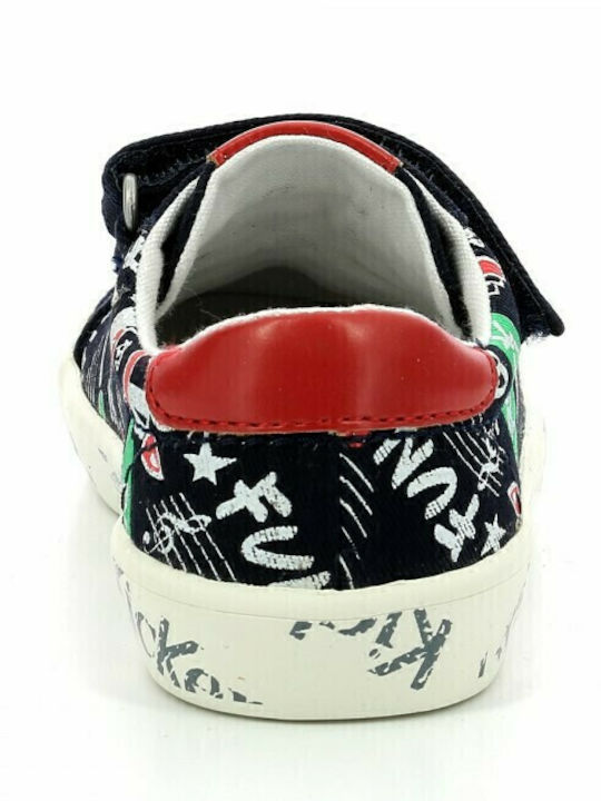 Kids Sneakers Anatomic with Scratch Navy Blue