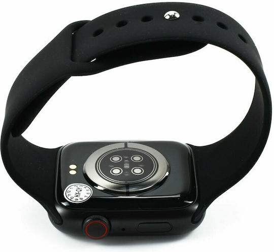 Andowl R36 Smartwatch με Παλμογράφο (Μαύρο)