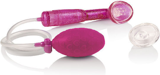 Calexotics Resonating Pleasure Advanced Aspirator Vaginal și pentru Clitoris cu Vibrație Roșu