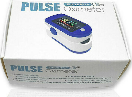 LTC Pulsoximeter Fingerspitze mit LED-Anzeige Für Kinder Blau