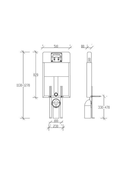 Tema Wandhängende Toilette Randlos mit Spülung mit Deckel Soft Close Weiße Tema Wandhängende Toilette Randlos mit Spülung mit Deckel Soft Close Weiße