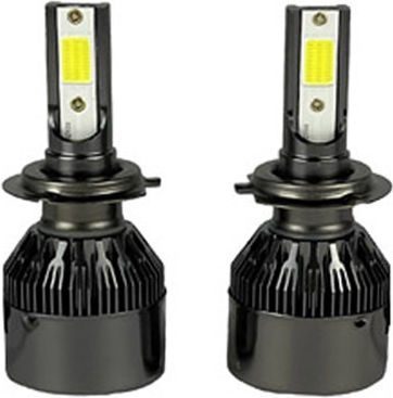 Carner Λάμπες Αυτοκινήτου H7 C12 5500lm LED 6000K Ψυχρό Λευκό 12-24V 36W 2τμχ