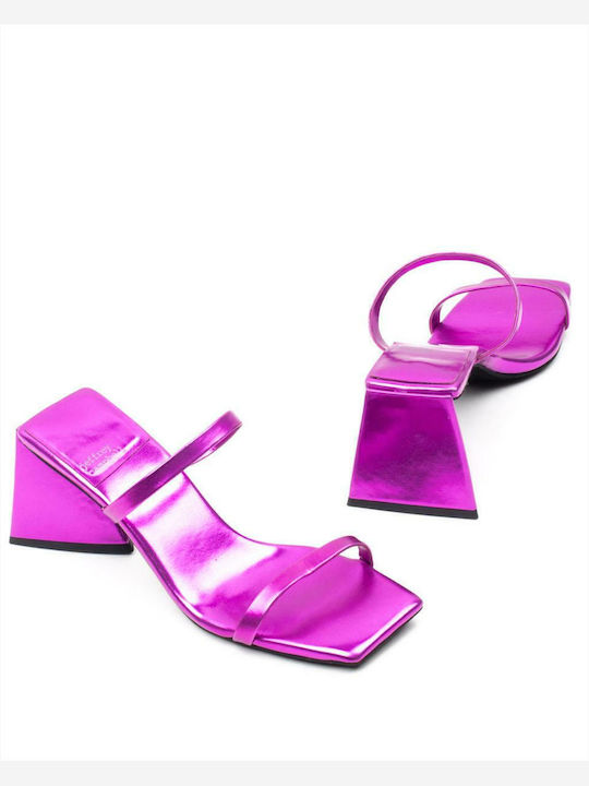 Tendresse Sandals from Patent Leather Fuchsia