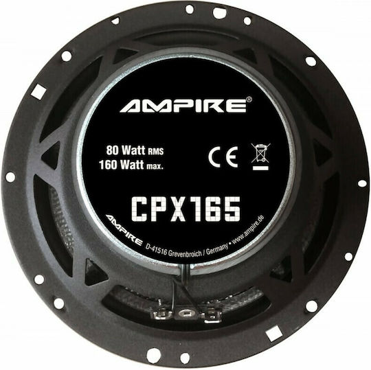 Ampire CPX165 Σετ Ηχεία Αυτοκινήτου 6.5" με 70W RMS (Woofer)