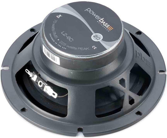 PowerBass Σετ Ηχεία Αυτοκινήτου Διαιρούμενα 6.5" με 75W RMS (2 Δρόμων)