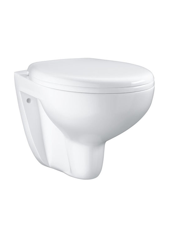 Grohe Bau Ceramic Stehende Toilette mit Deckel Sanftes Schließen Weiße Grohe Bau Ceramic Stehende Toilette mit Deckel Sanftes Schließen Weiße