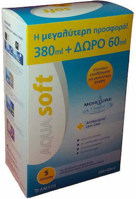 Amvis AquaSoft Kontaktlinsenlösung 380ml & 60ml