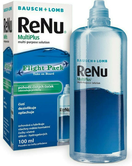 Bausch & Lomb ReNu MultiPlus Flight Pack Υγρό Φακών Επαφής 100ml