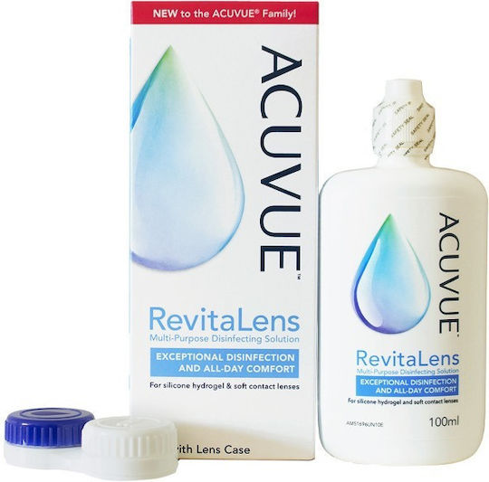 Johnson & Johnson Acuvue Revitalens Contact Lens Solution 100ml