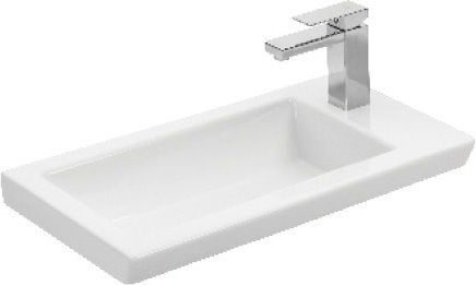 Drop Luxus 60 Countertop with Sink & Mirror L60xW31xH50cm PL Wood
