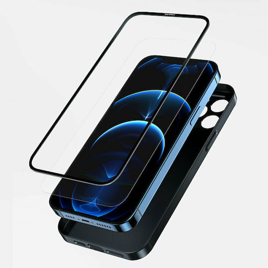 Joyroom JR-BP935 Back Cover Πλαστικό 0.76mm Σετ με Τζαμάκι Γκρι (iPhone 13 Pro)