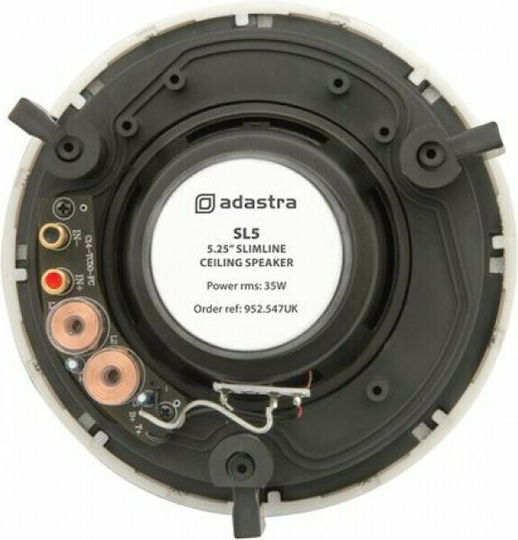 Adastra AD-SL5 Παθητικά Εντοιχιζόμενα Ηχεία 35W (Ζεύγος) Λευκά 952.547UK